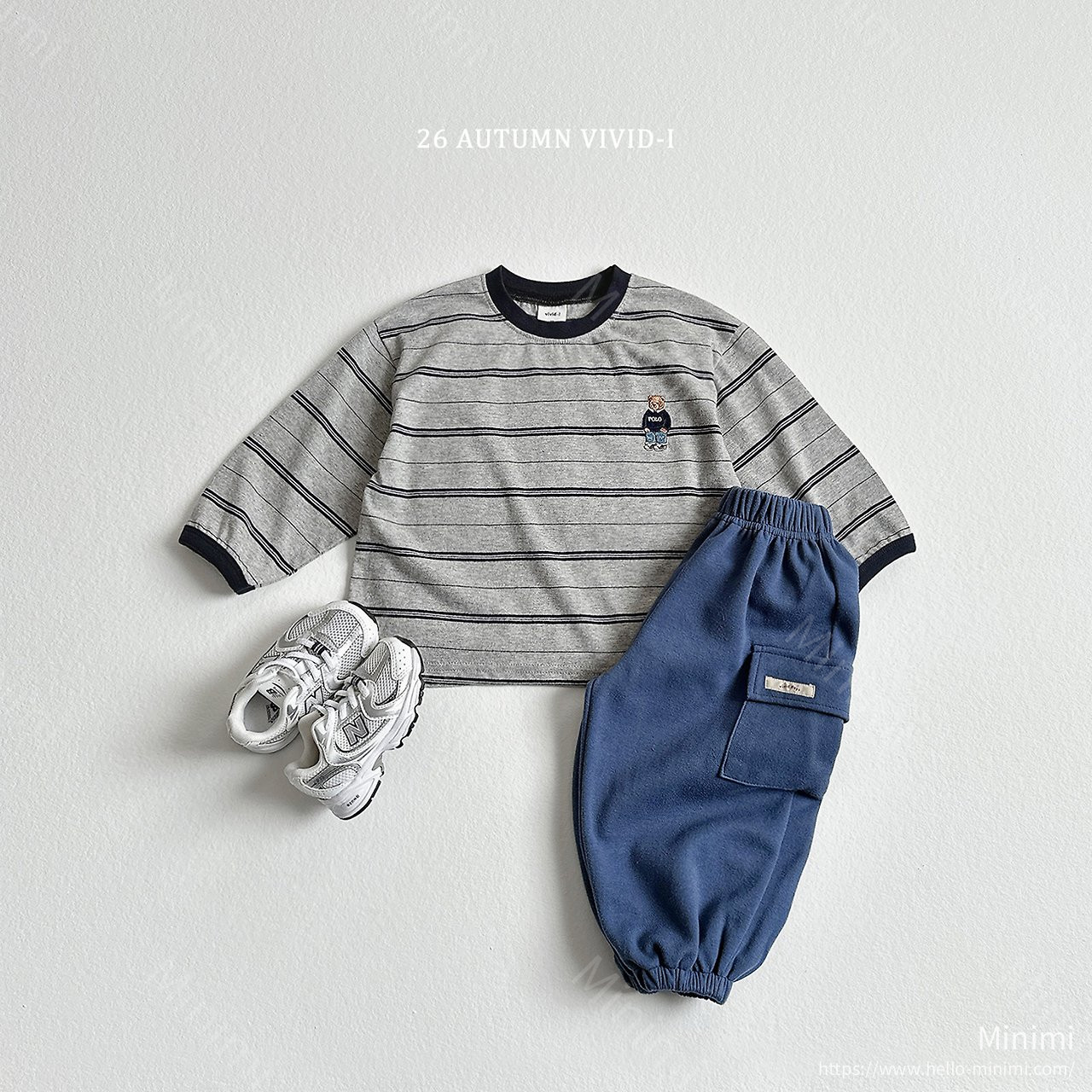 VIVID-I Signature Bear Stripe T-shirt 細節圖 15