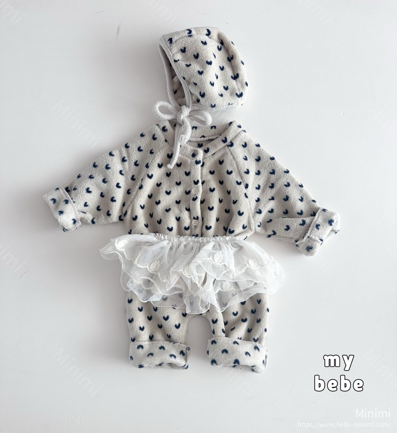 my_bébé Poodle Button Suit Set 細節圖 8