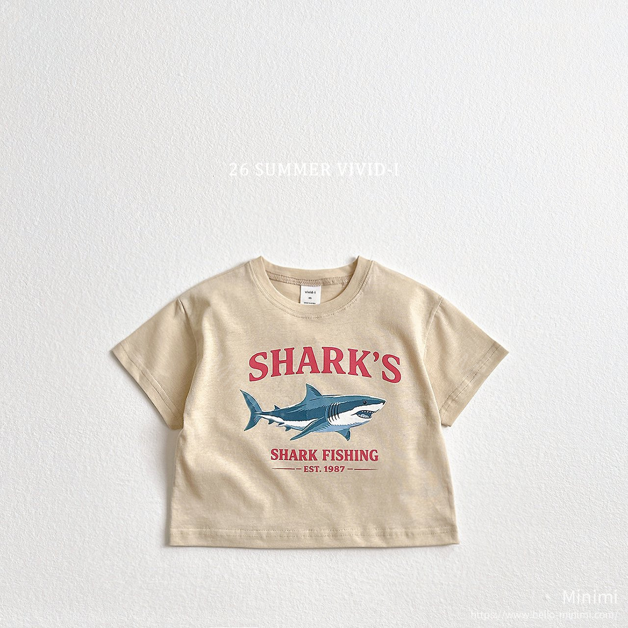 VIVID-I Shark Silket T-Shirt 細節圖 2