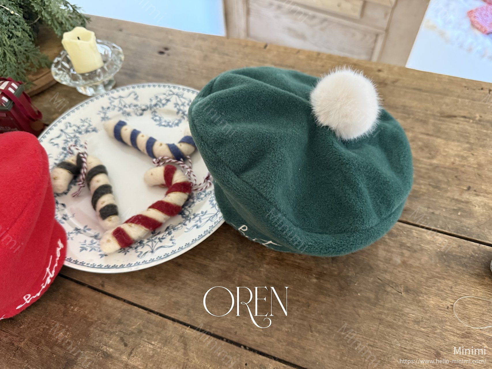 Oren Eve Pom-Pom Beret 細節圖 13