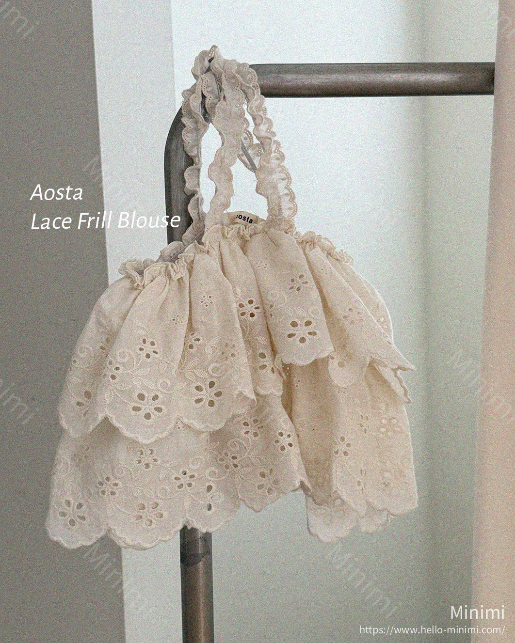Aosta atelier Lace Cancan Blouse 細節圖 2