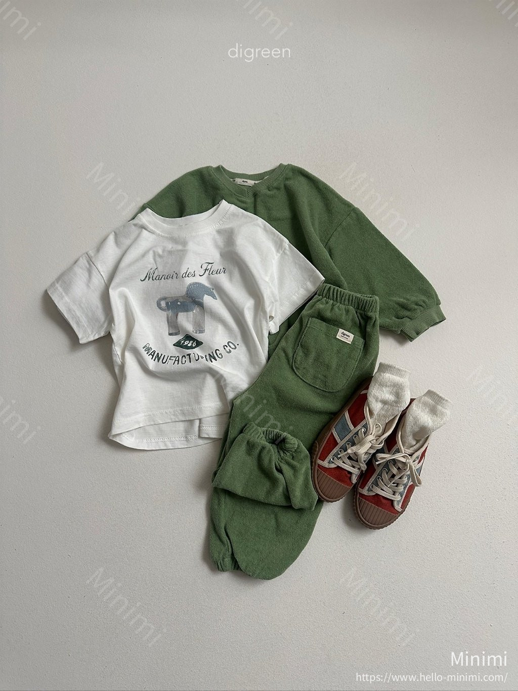 digreen Sand Terry Joggers Pants 細節圖 15