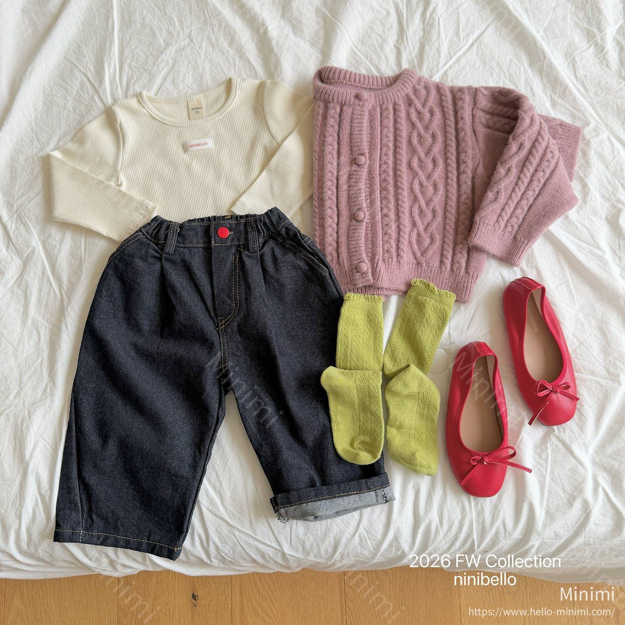 ninibello Tommy Heart Denim Pants 細節圖 10