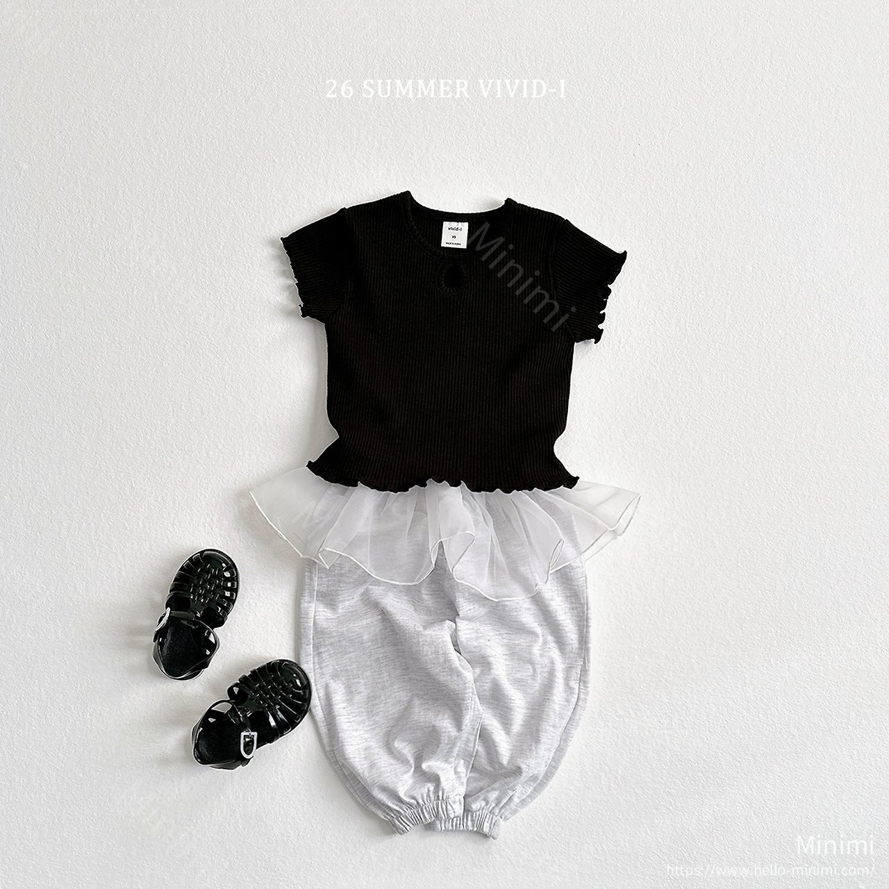 VIVID-I Summer Ruffle Chiffon Joggers 細節圖 11