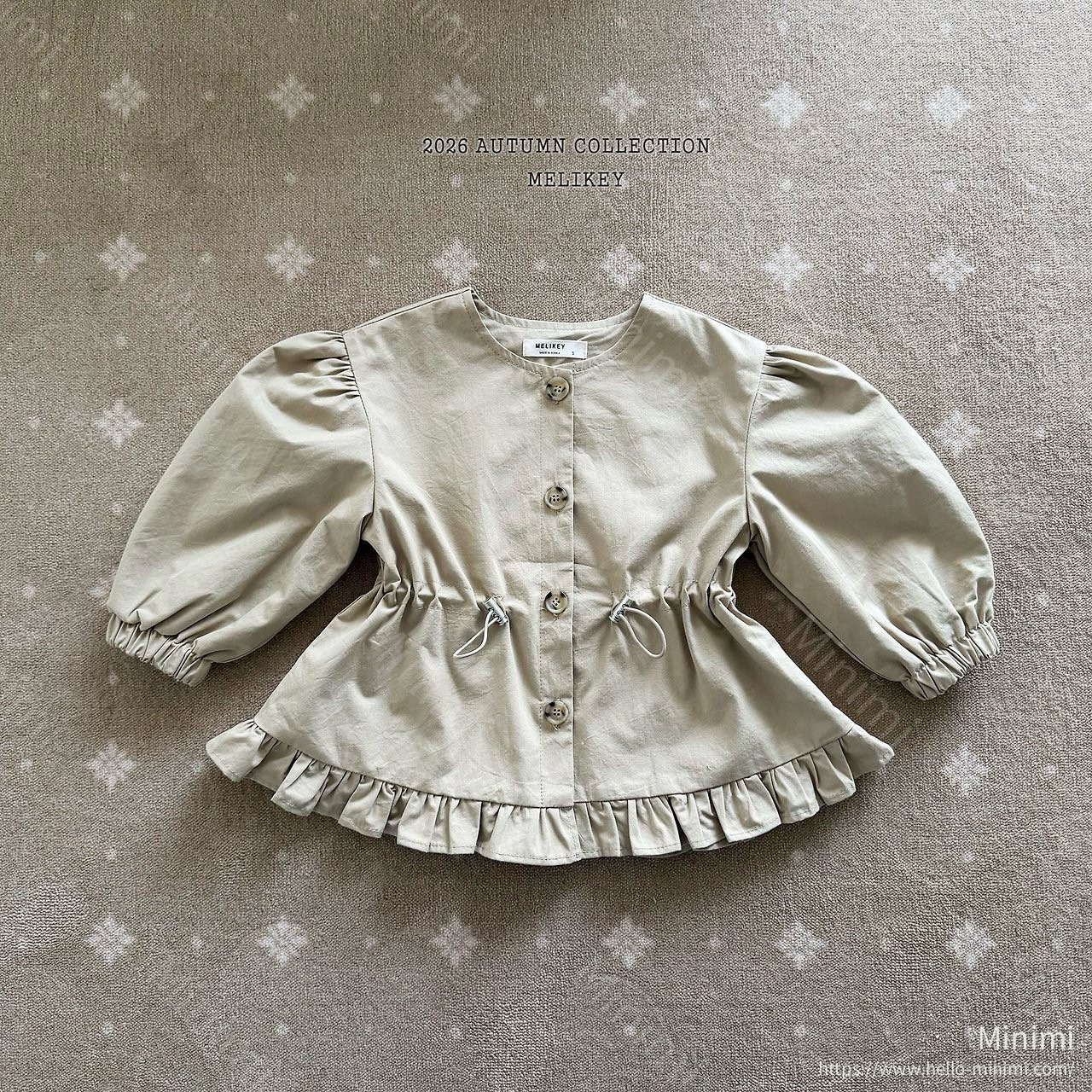 Melikey Momo Frill Trench Coat 細節圖 2