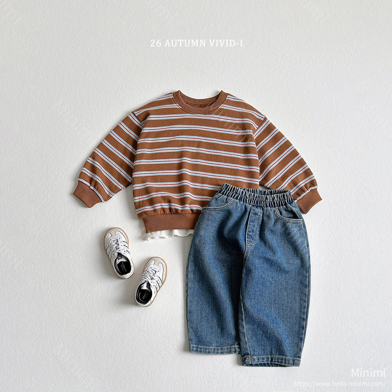 VIVID-I Multi Color Block Stripe Sweatshirt 細節圖 5
