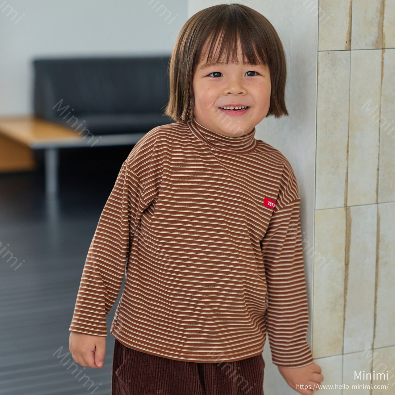 1st BLUE Stripe Half Turtleneck 細節圖 9