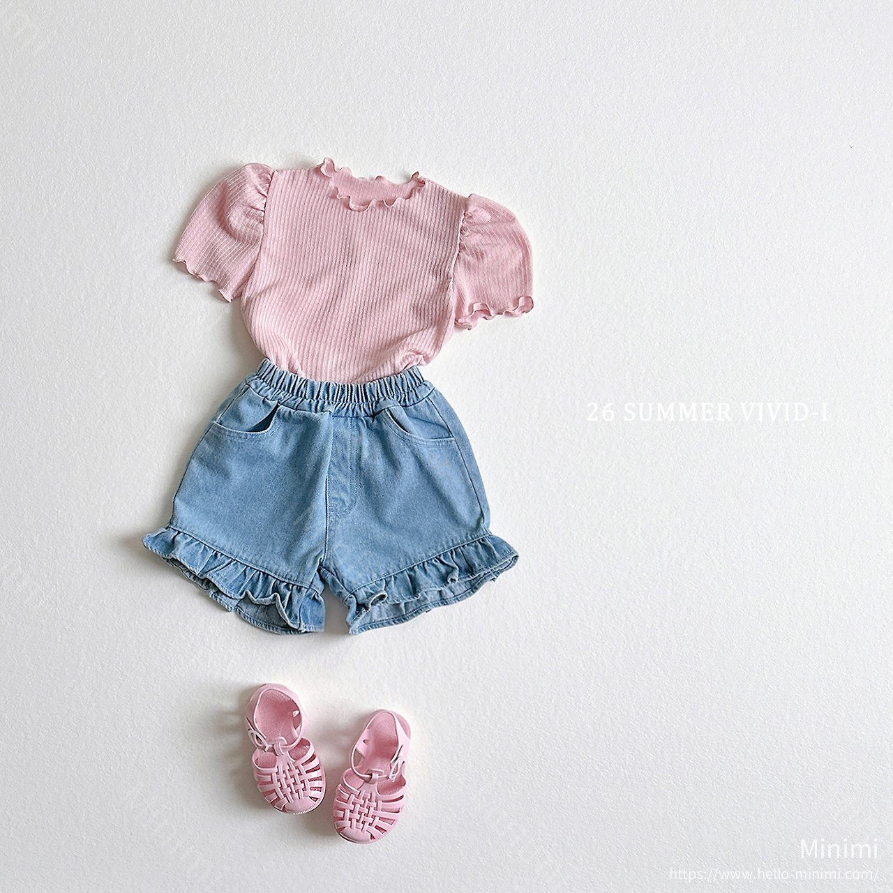 VIVID-I Shirred Puff Fluted T-Shirt 細節圖 16