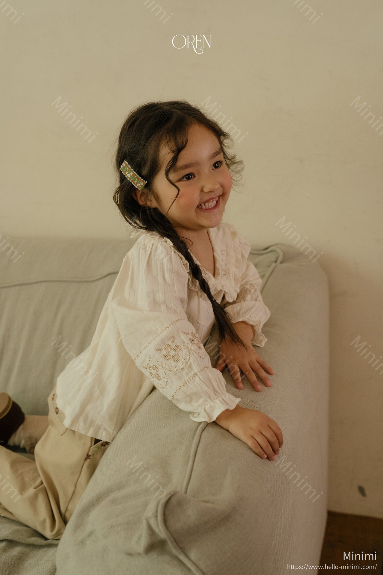 Oren Honey Beige Blouse 細節圖 4