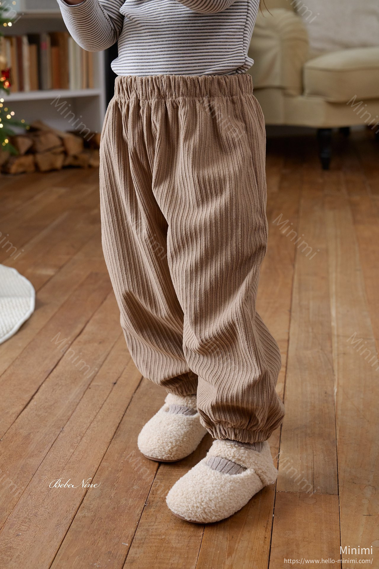 bebe nine Coco Ball Corduroy Pants 細節圖 7