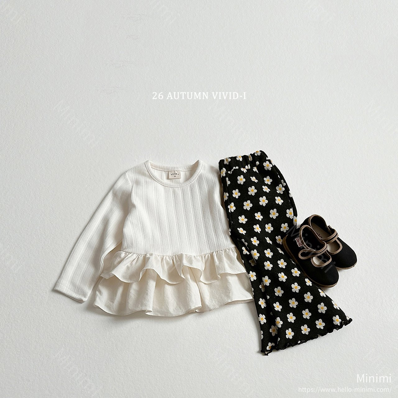 VIVID-I Autumn Pattern Ruffle Pants 細節圖 16