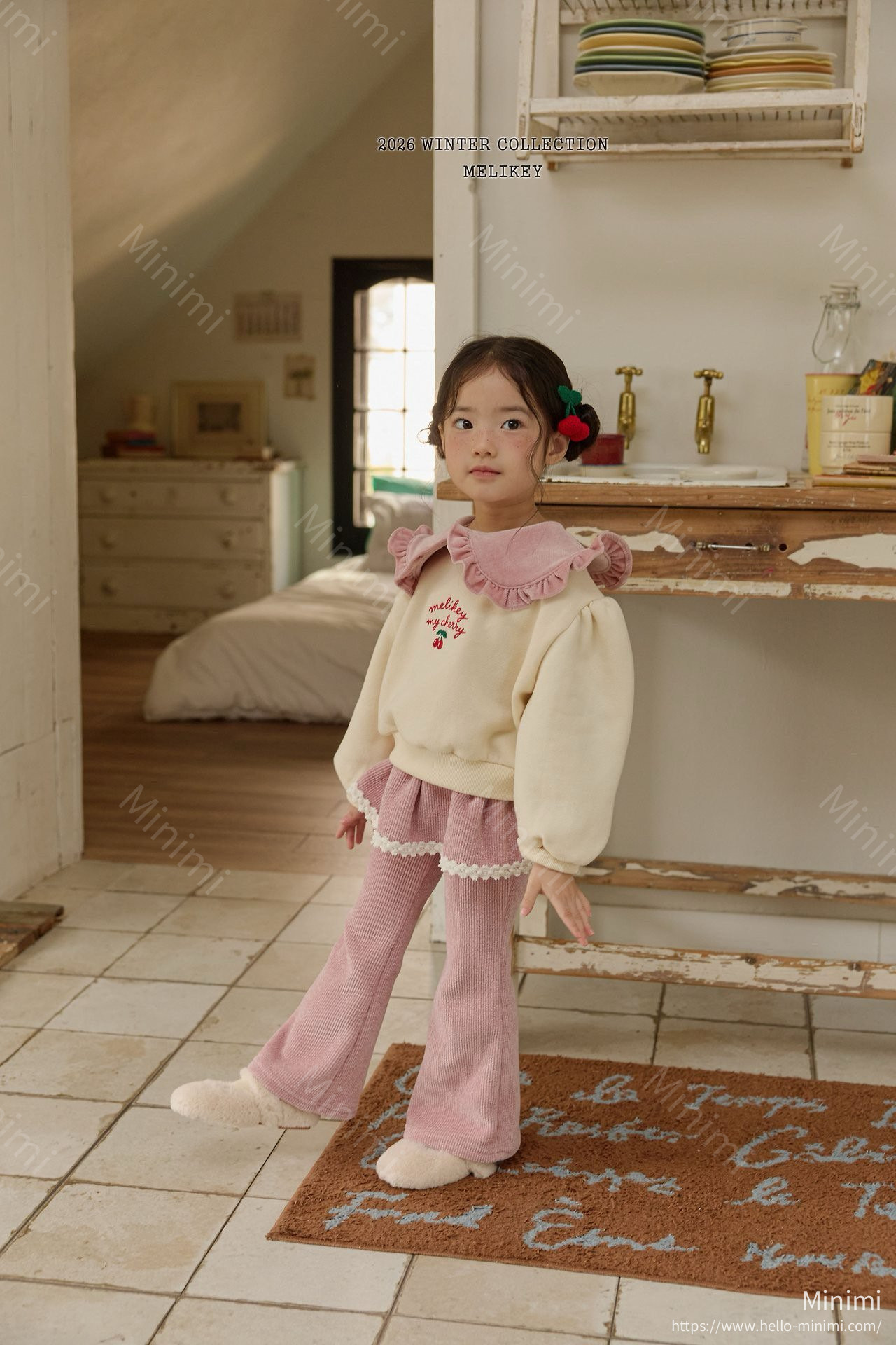 Melikey Frill Velour Bootcut 細節圖 9