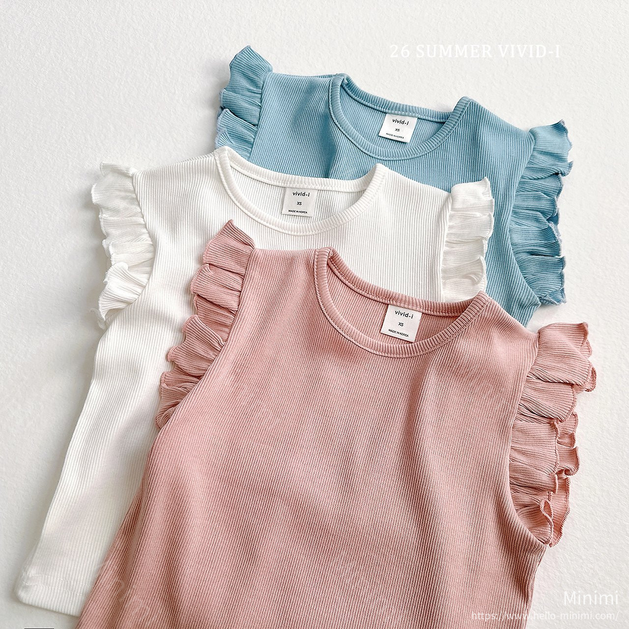 VIVID-I Ribbed Ruffle Sleeveless Top 細節圖 18