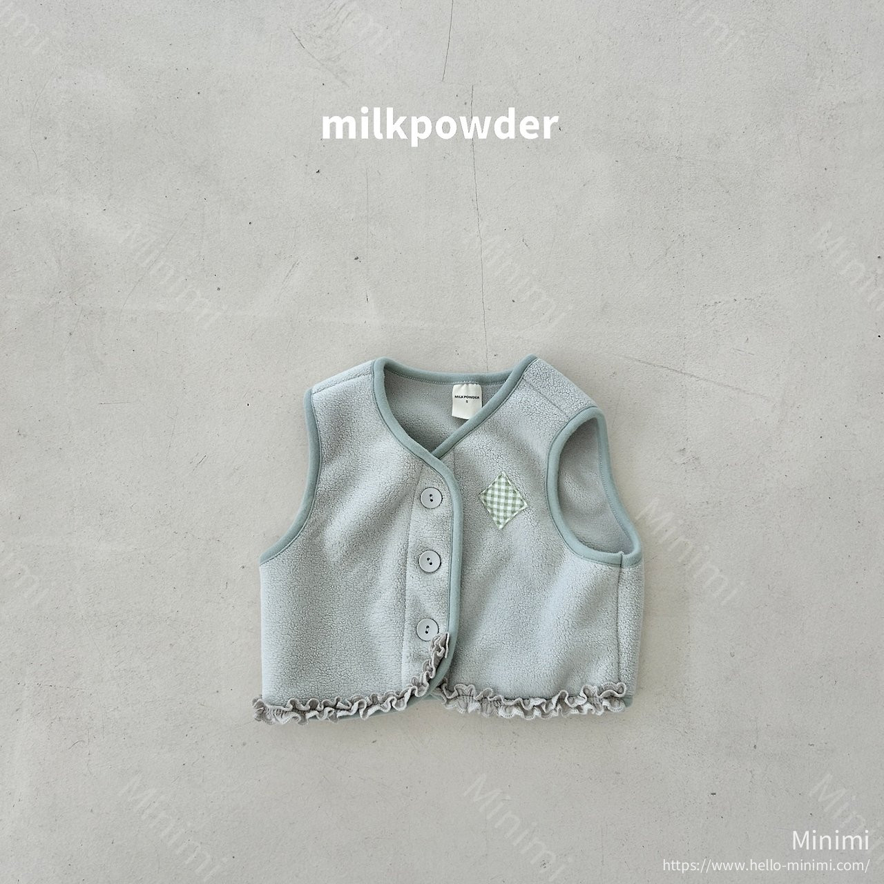 milkpowder Fogny Fleece Vest 細節圖 12
