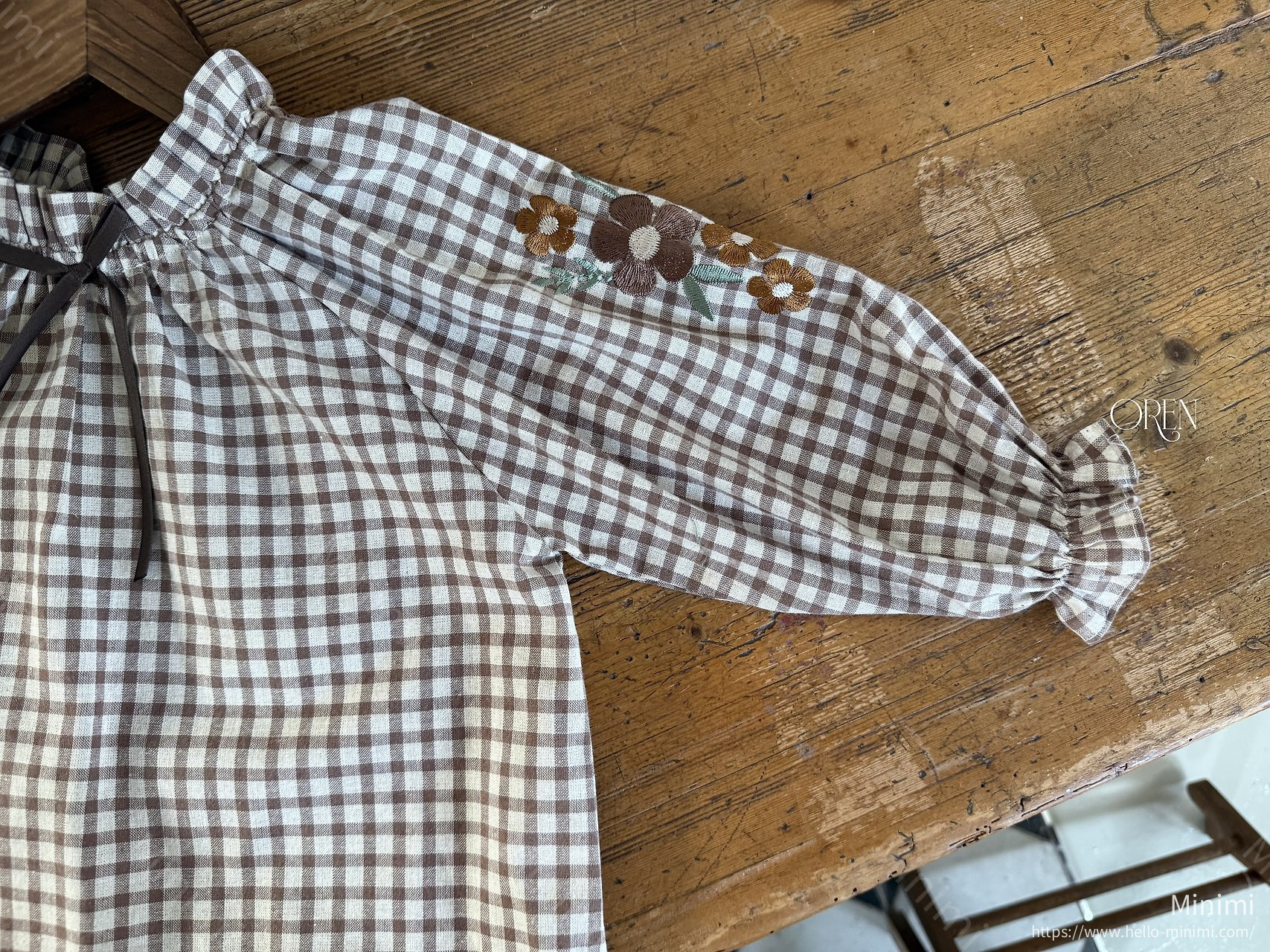 Oren Manon Check Blouse 細節圖 14