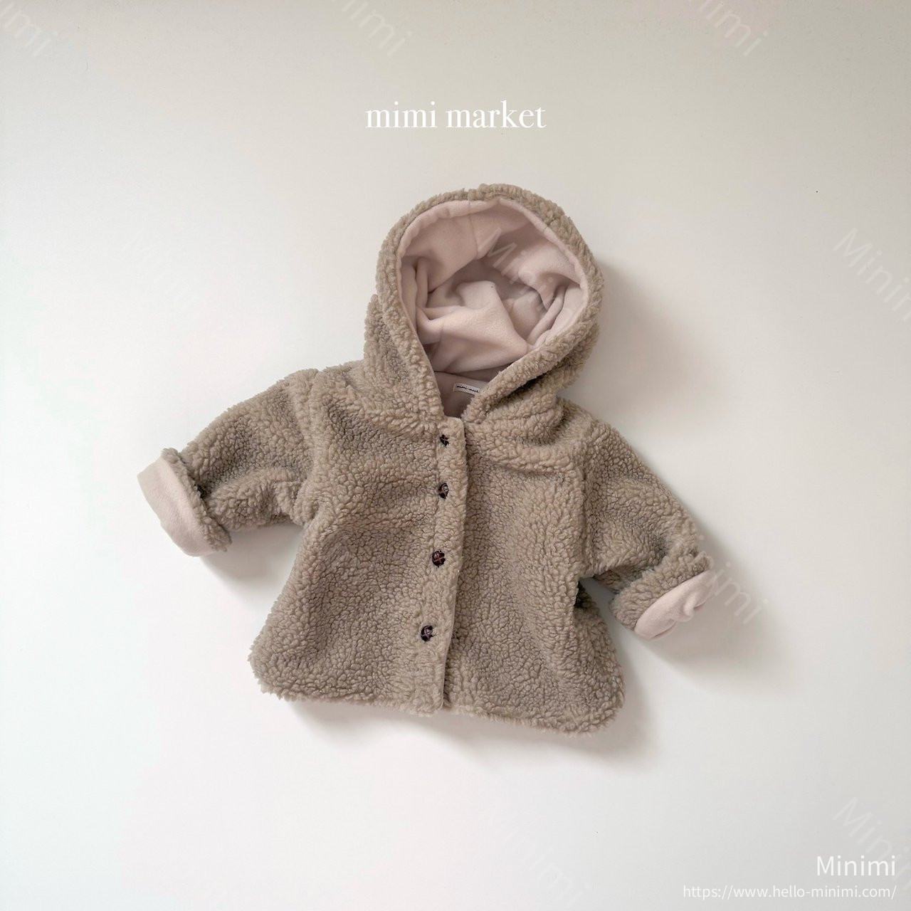 mimi-market Dumble Hood Coat 韓國童裝現貨