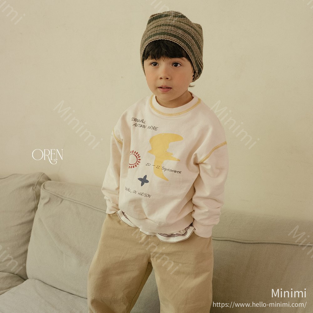 Oren Cornell Sweatshirt - 韓國童裝代購主圖