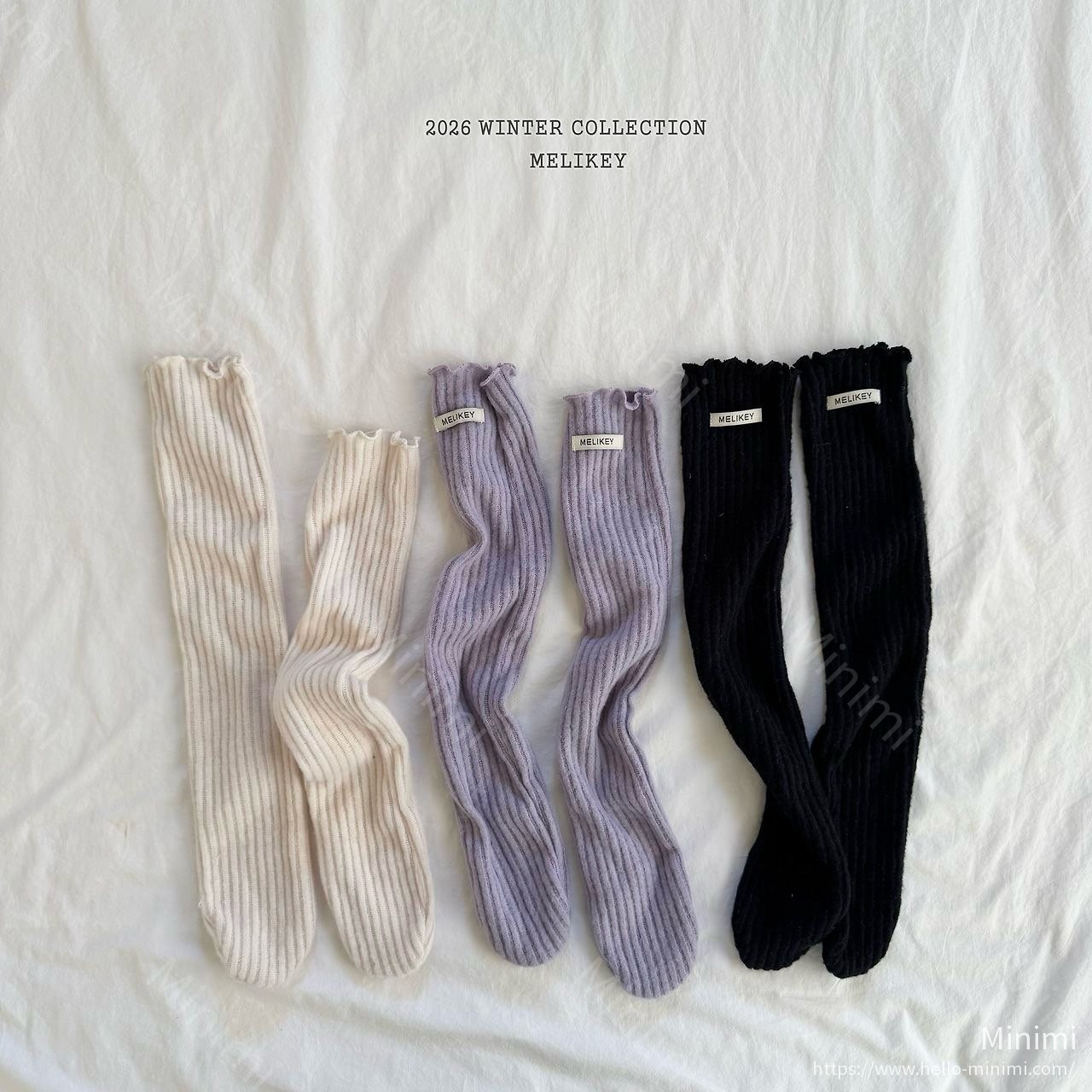 Melikey Candy Ribbed Socks 韓國童裝現貨