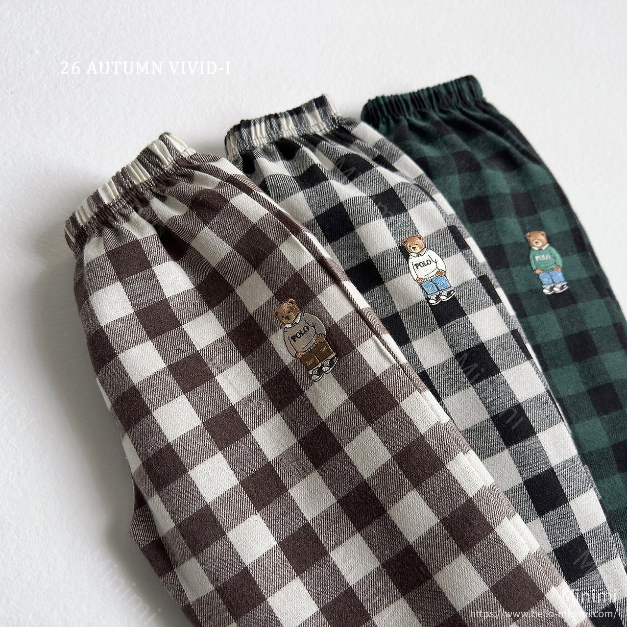 VIVID-I Vivi Bear Check Pants 細節圖 14