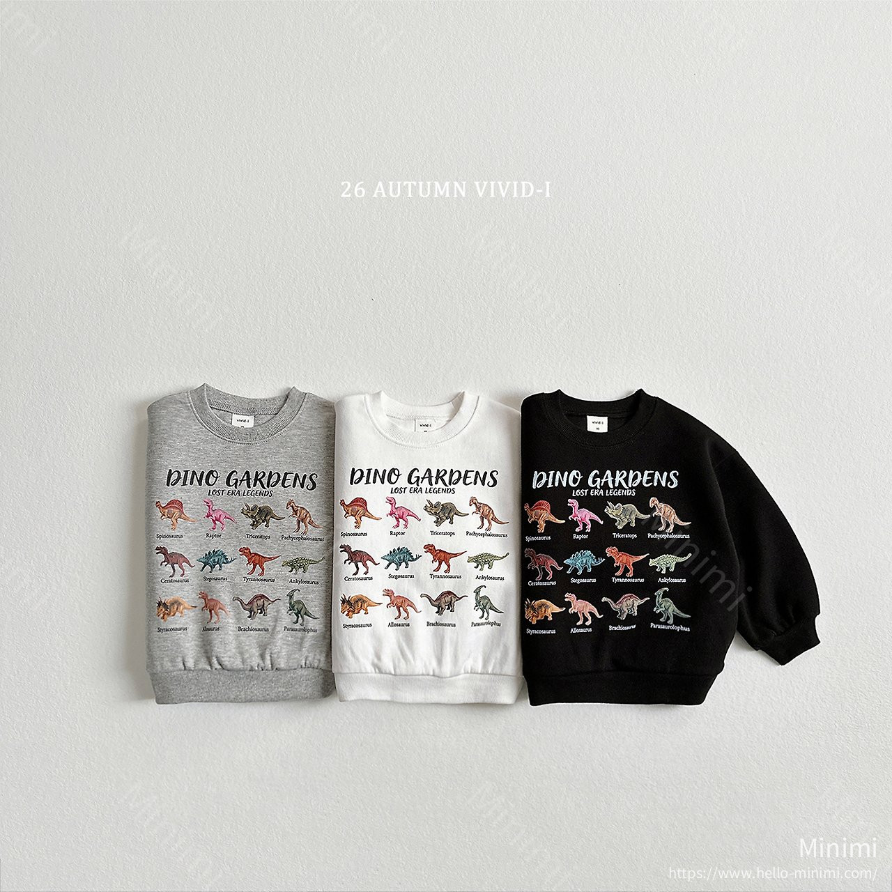 VIVID-I Dino Park Sweatshirt - 韓國童裝代購主圖
