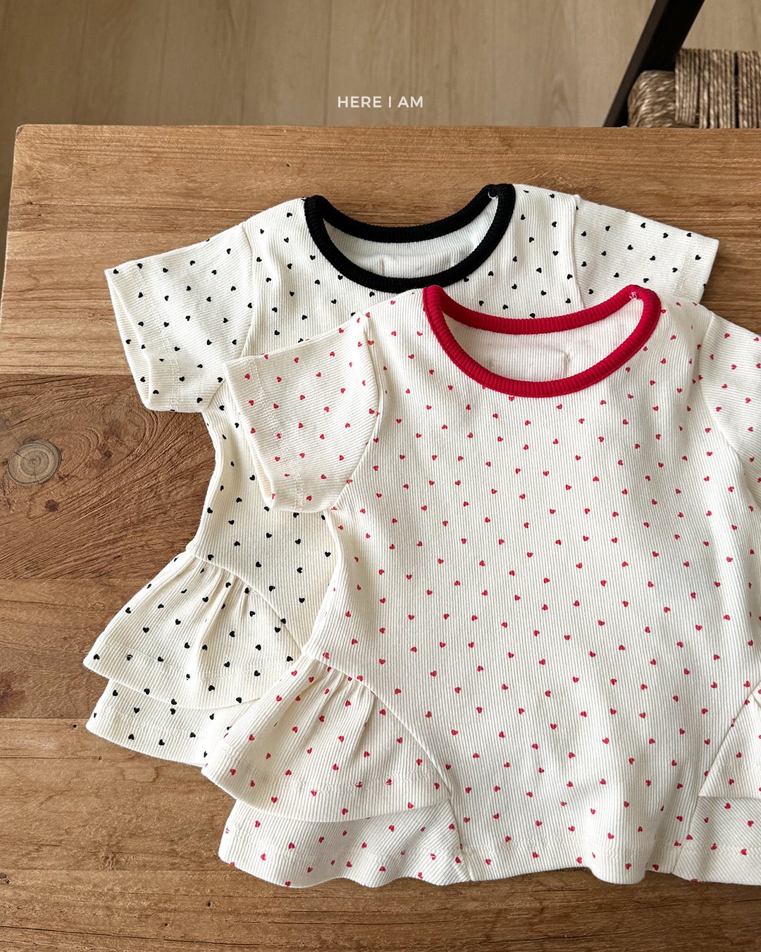 Heart Shirring Loungewear