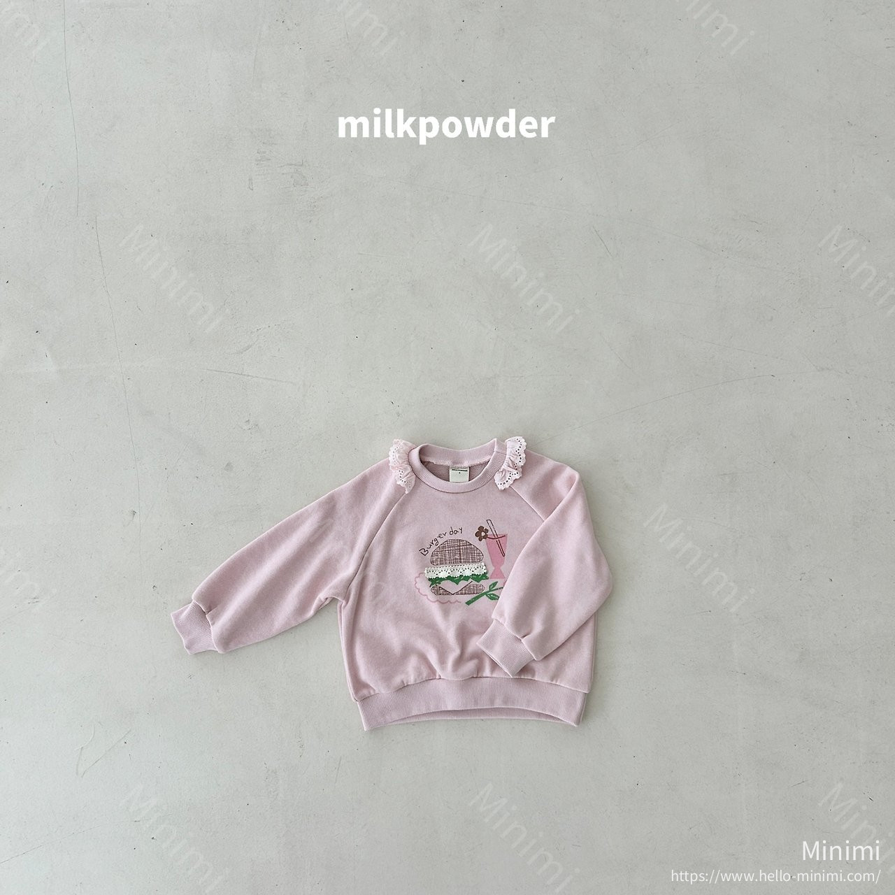 milkpowder Burger Sweatshirt 細節圖 11