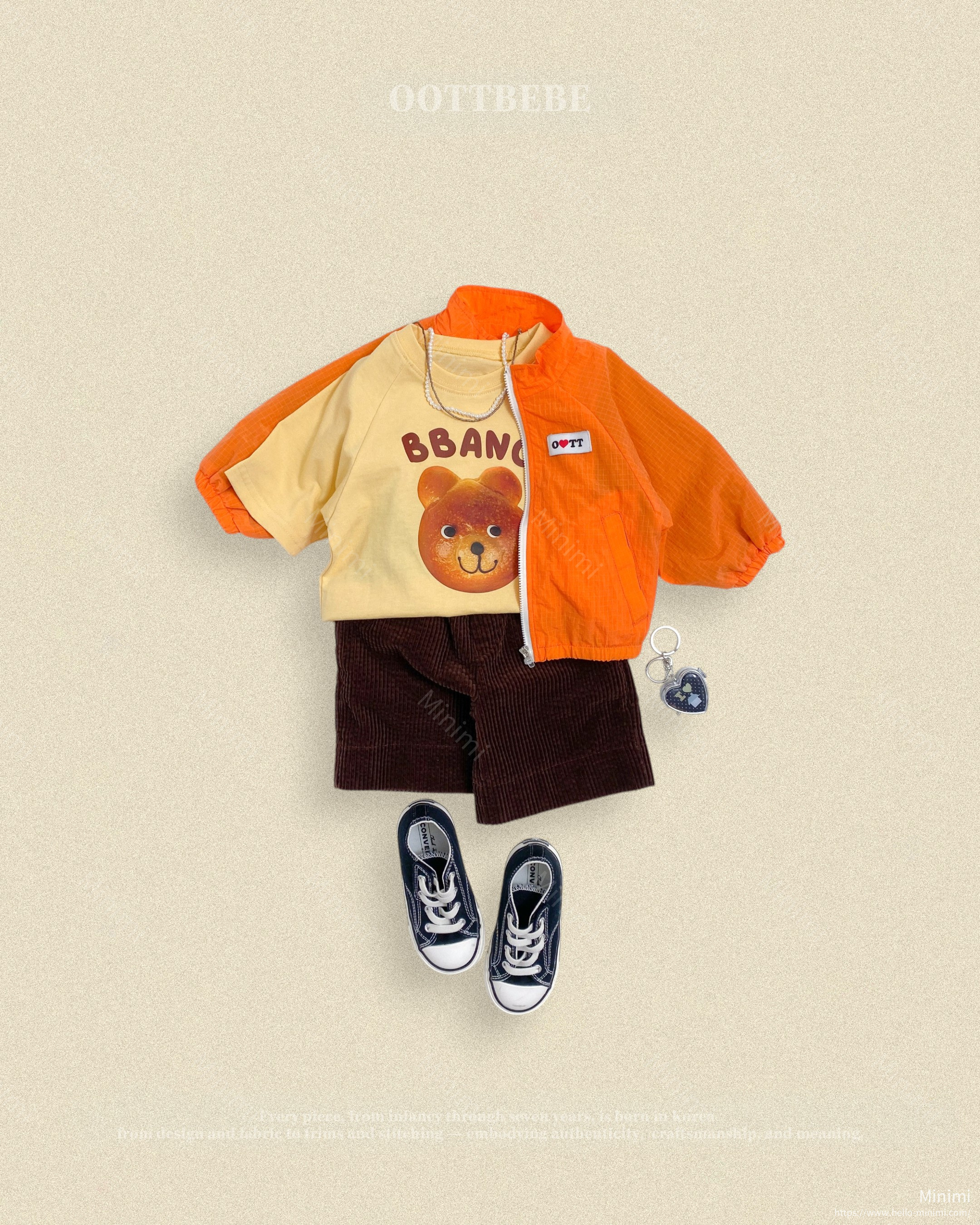 oott bebe Teen Windbreaker 細節圖 1