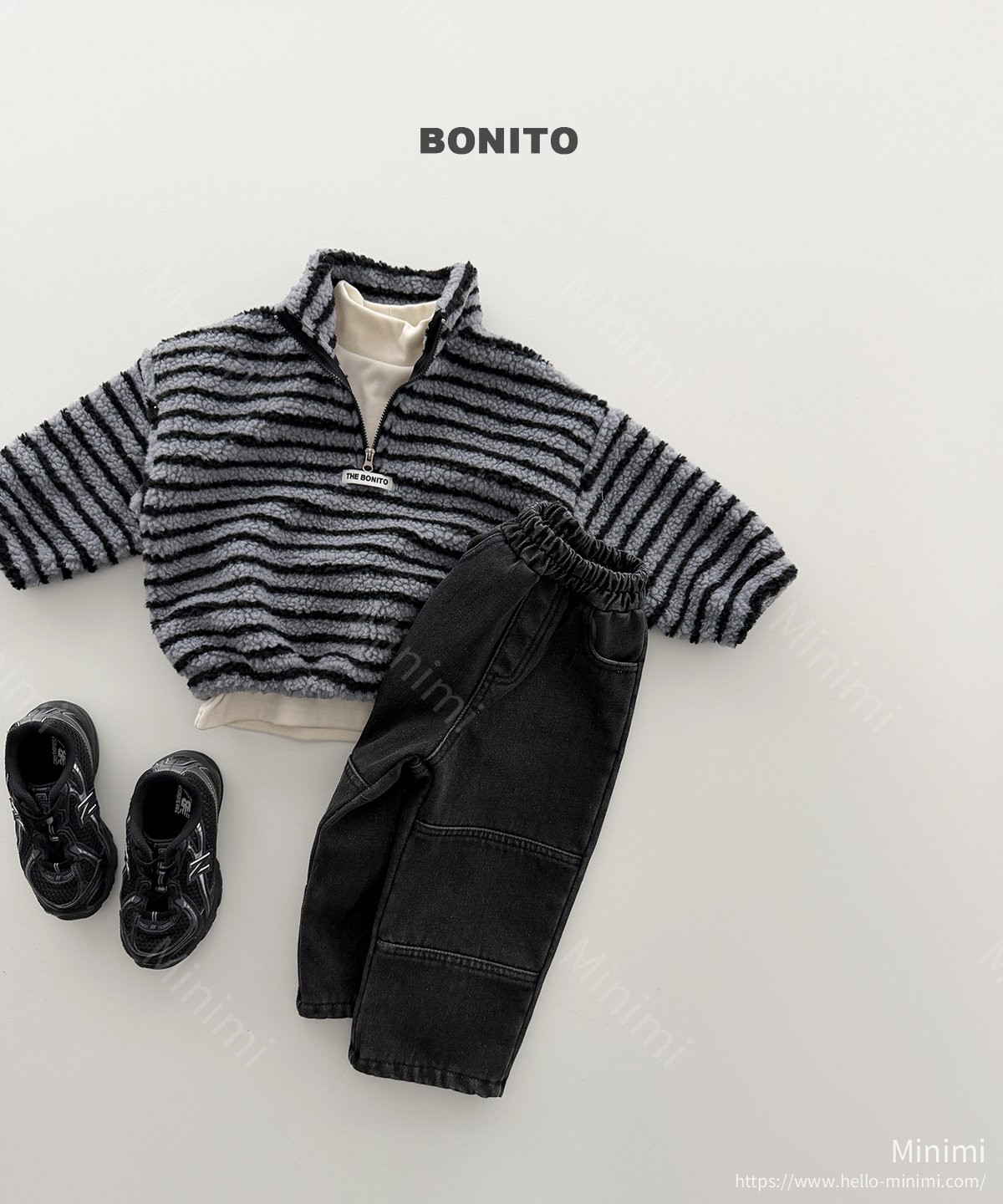 BONITO Dumble Stripe Half-Zip 細節圖 9