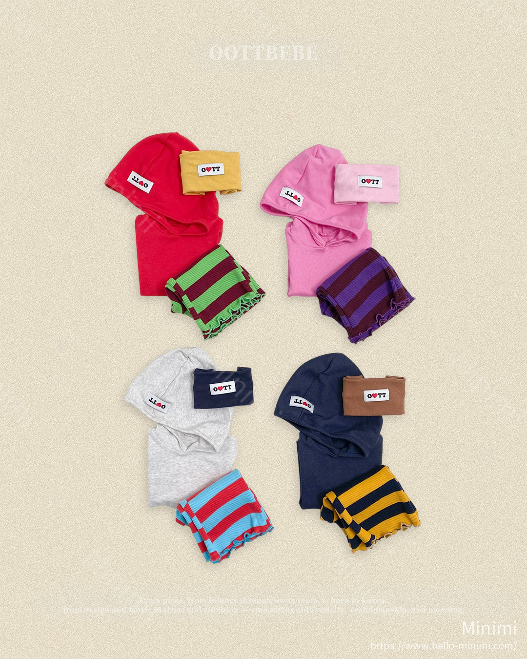 oott bebe Retro Hooded Tight T-shirt 細節圖 17
