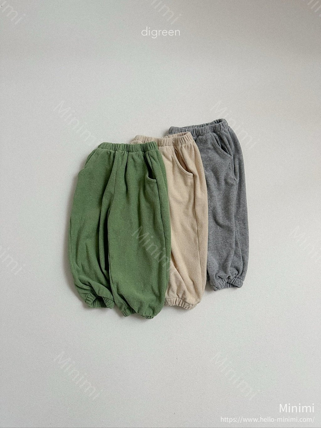 digreen Sand Terry Joggers Pants 細節圖 2