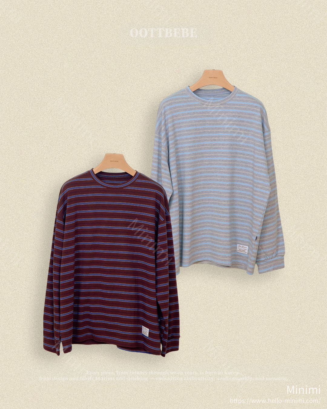 oott bebe Tomboy Ribbed T-shirt (Adult) 細節圖 6