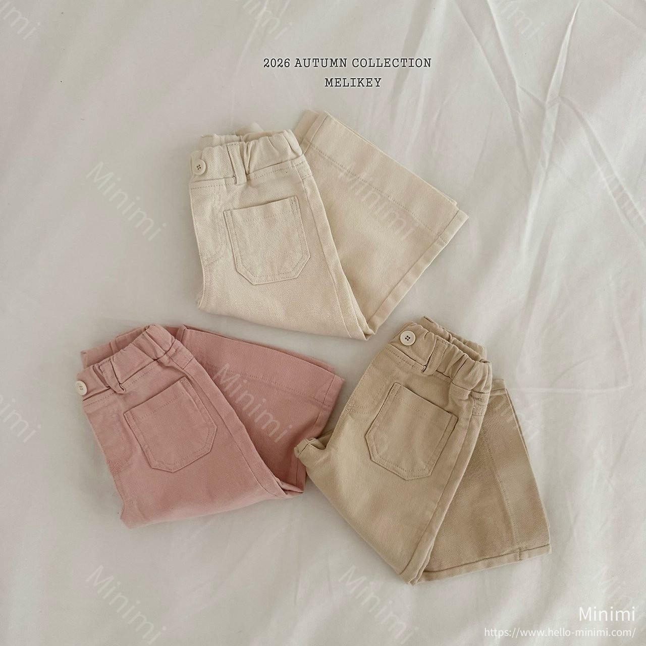 Melikey Cotton 10-length Wide Pants 細節圖 1