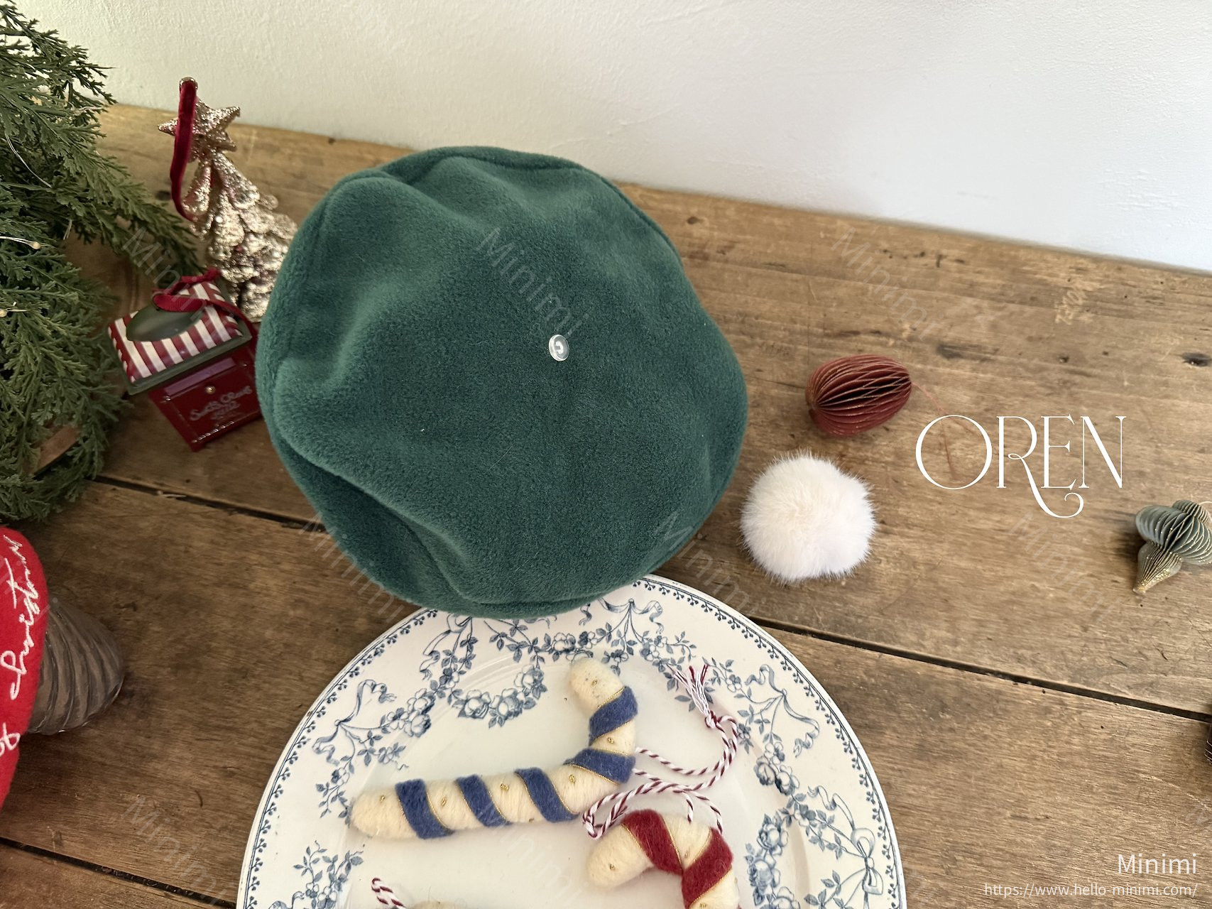 Oren Eve Pom-Pom Beret 細節圖 14