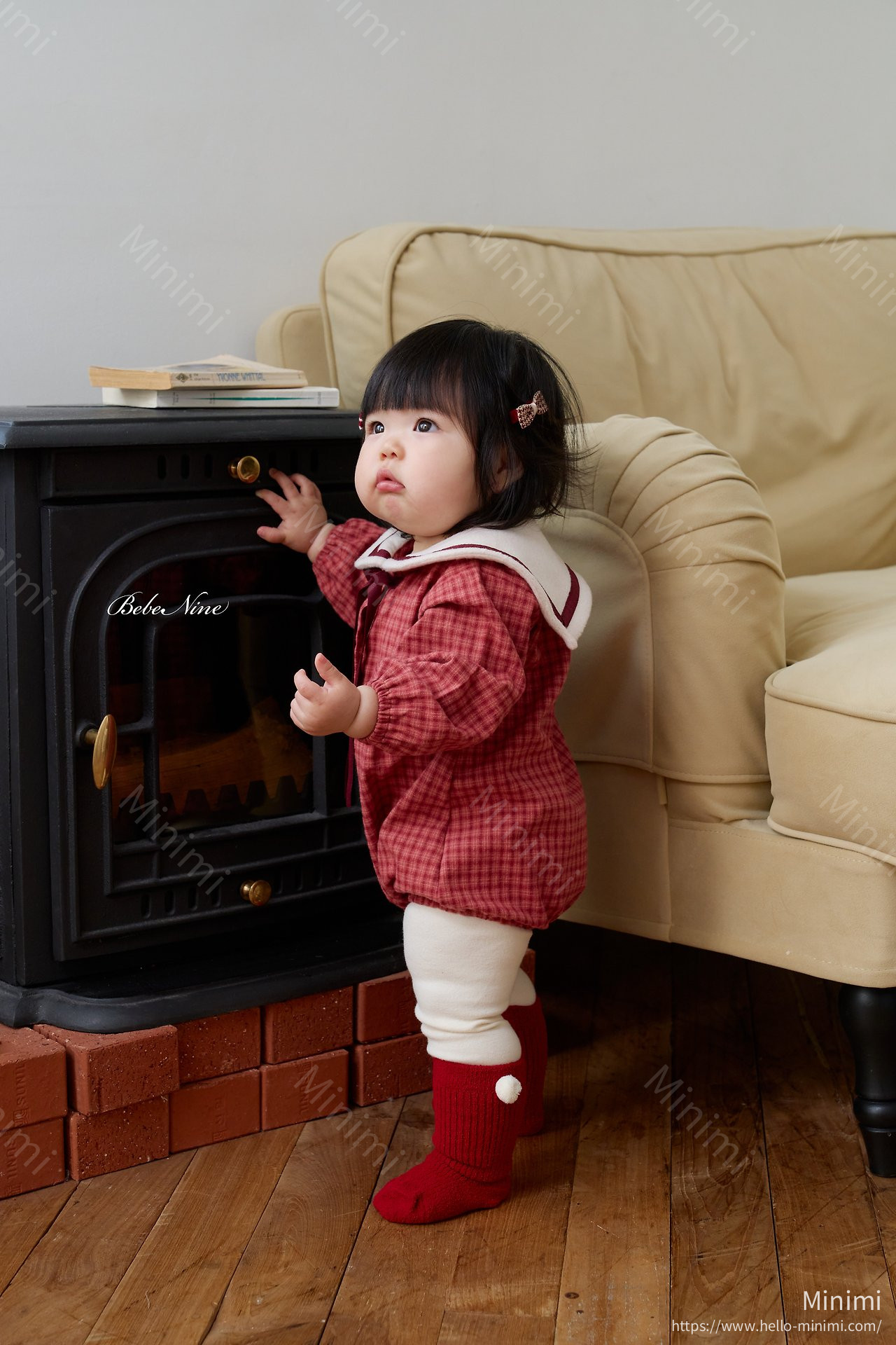 bebe nine Ribbon Sailor Romper 細節圖 3