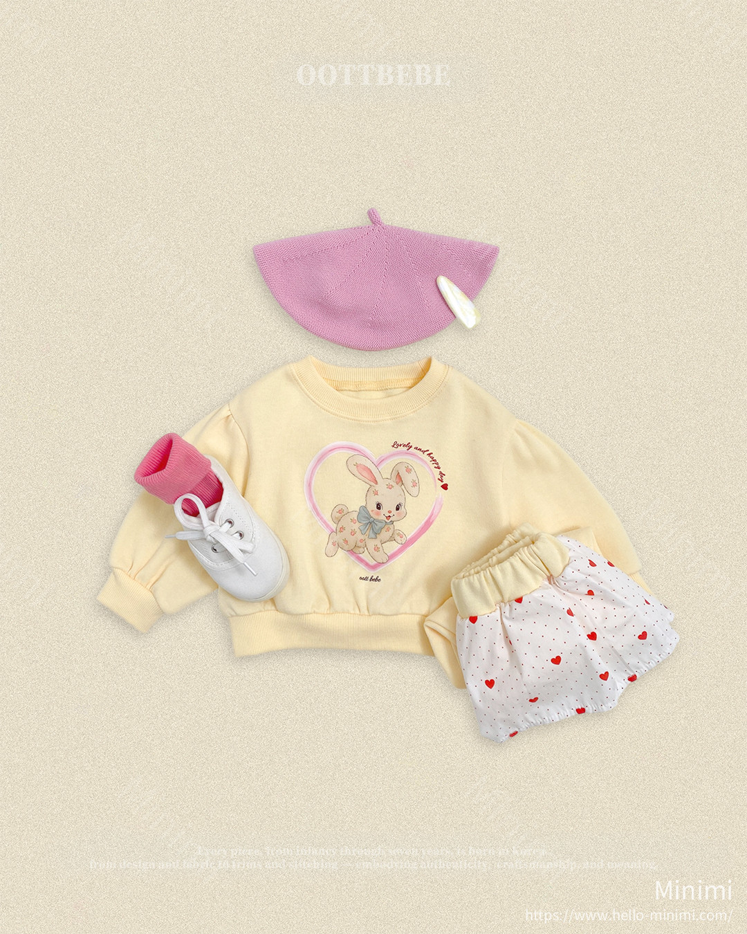 oott bebe Cutie Rabbit Set 細節圖 4