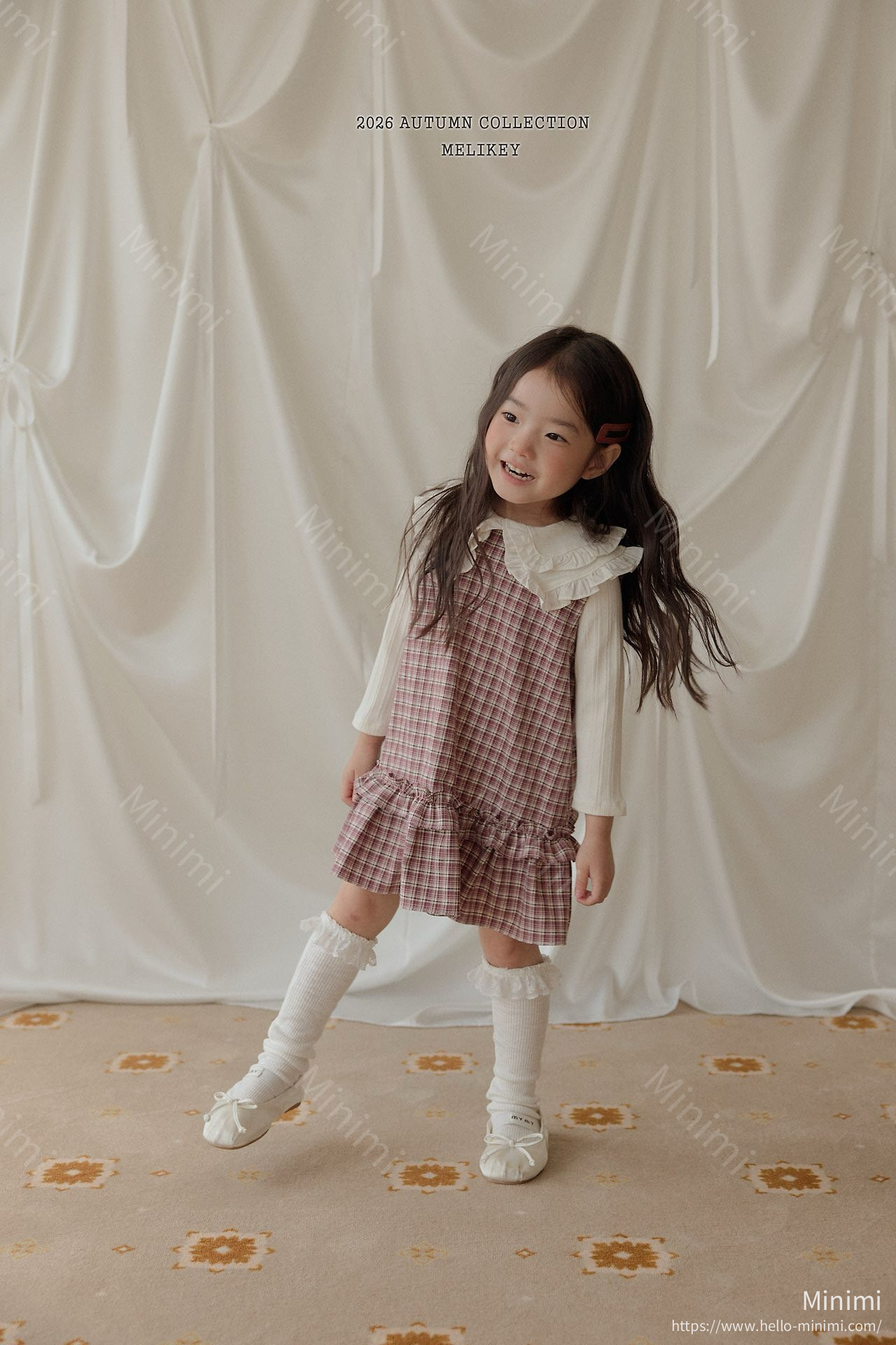 Melikey Check Frill Dress 細節圖 30