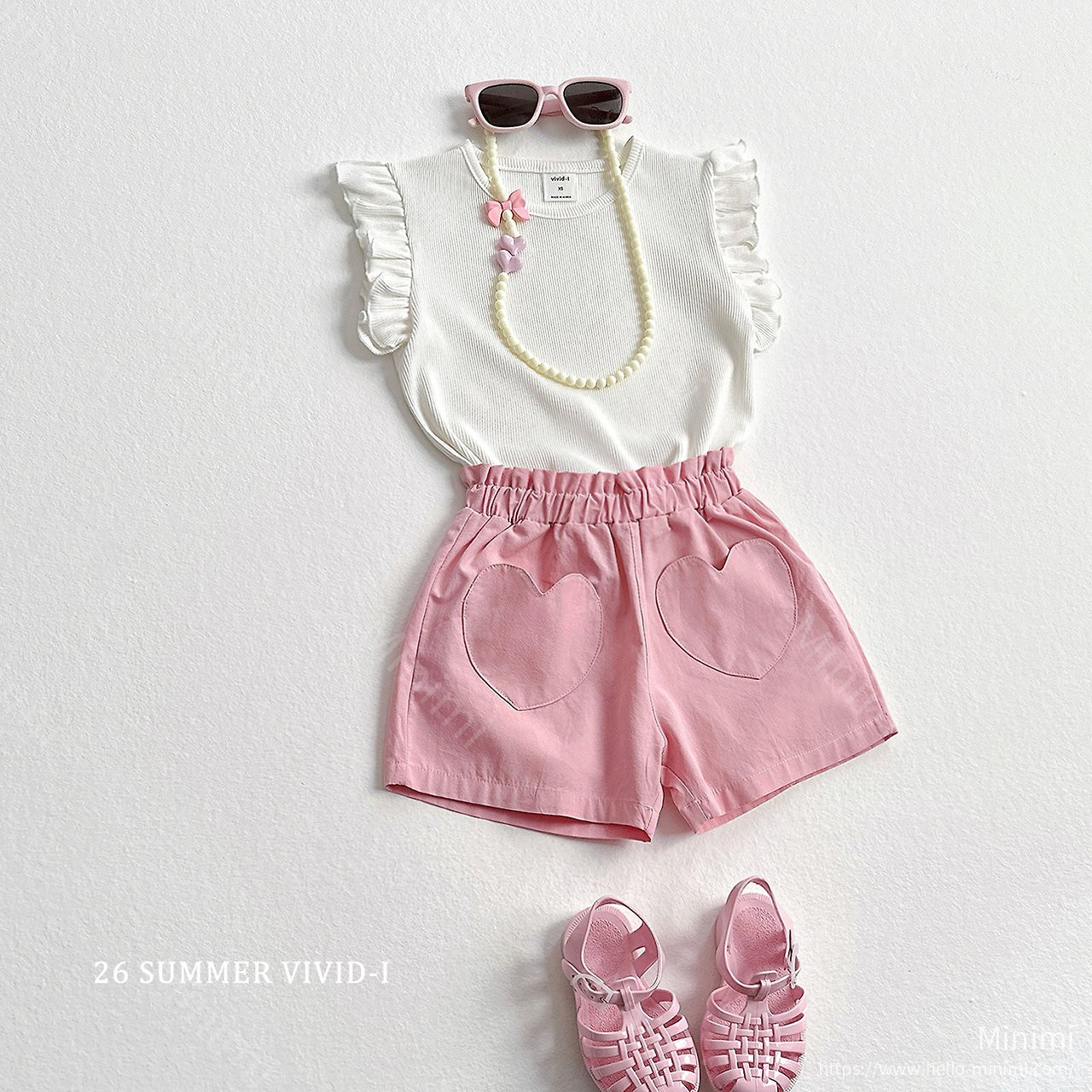 VIVID-I Heart Case Necklace Sunglasses 細節圖 8