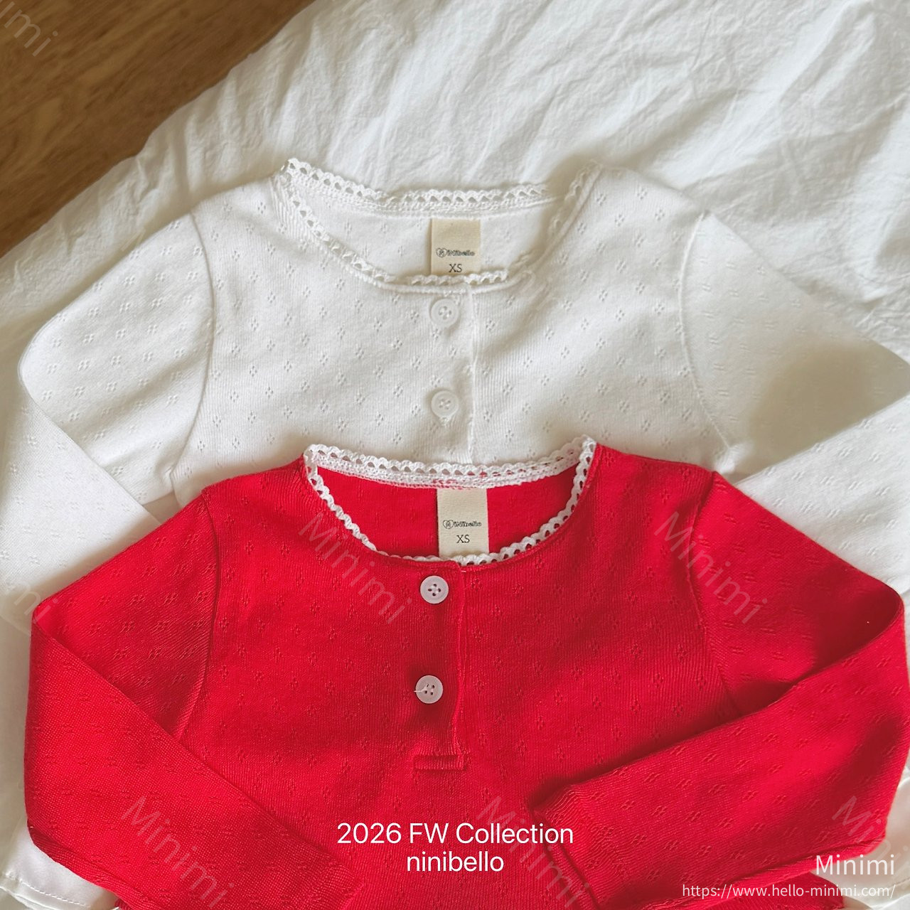ninibello Eyelet Tulip Layered T-shirt 細節圖 6