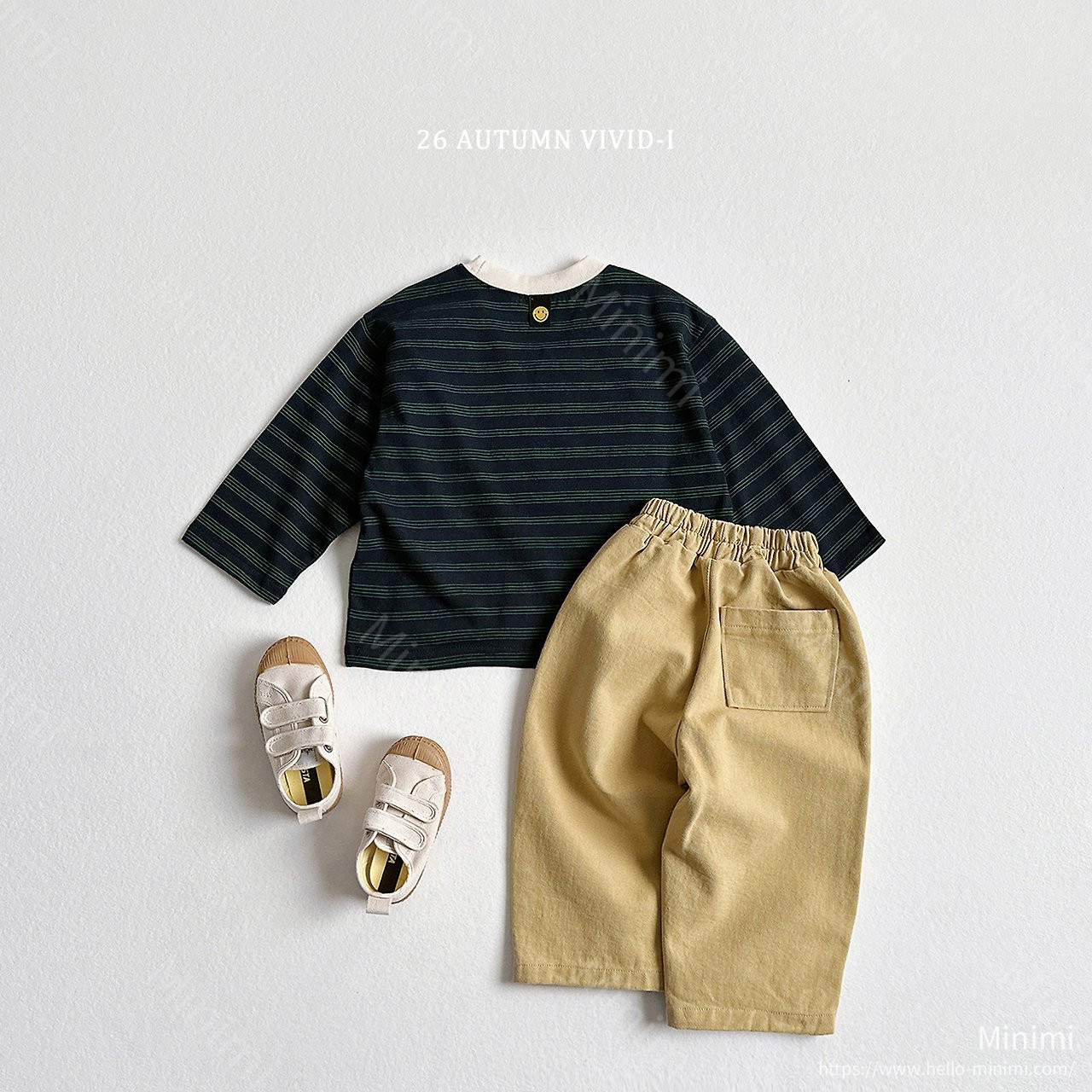 VIVID-I Stripe Smile Label T-shirt 細節圖 13