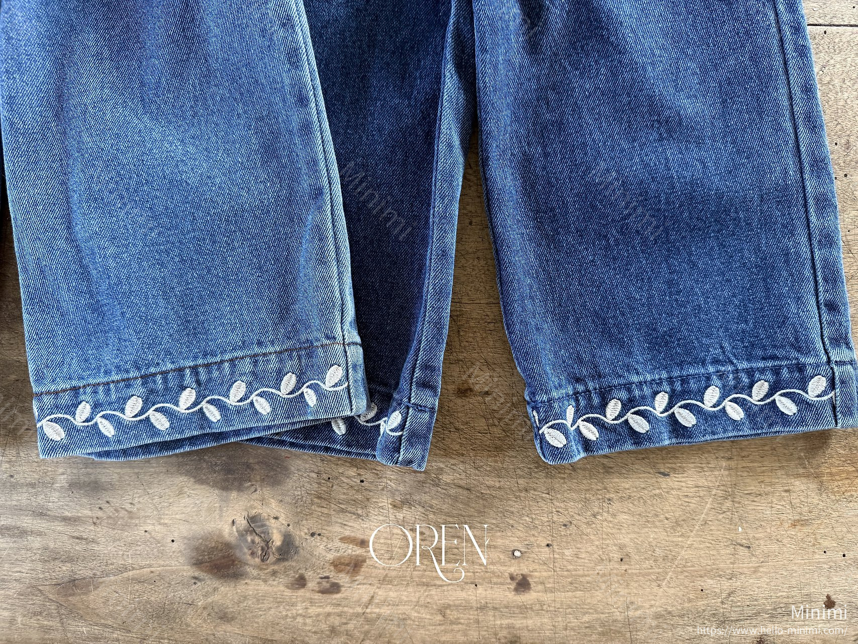 Oren Maple Embroidered Denim Pants 細節圖 2
