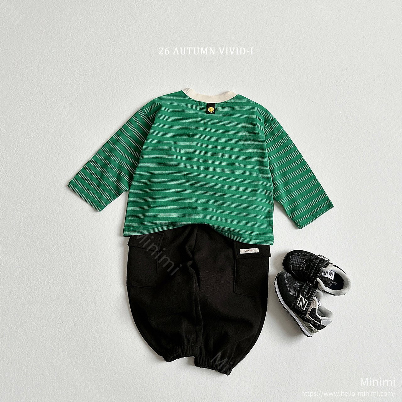 VIVID-I Stripe Smile Label T-shirt 細節圖 10