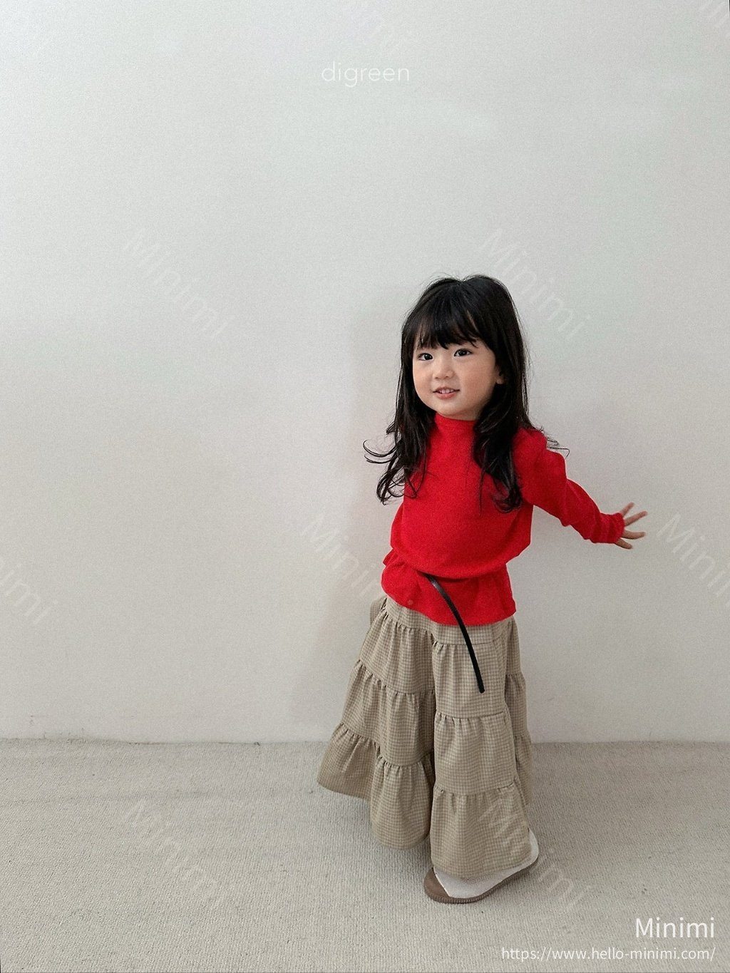digreen Check Ruffle Skirt 細節圖 17