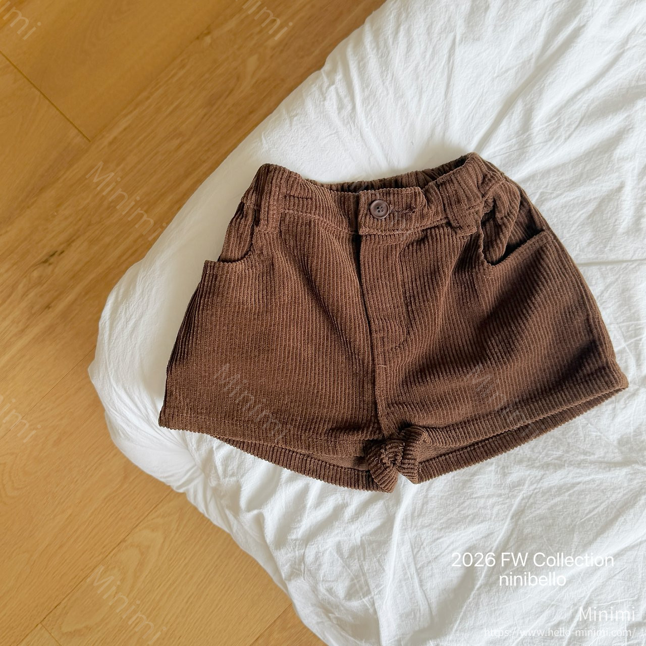 ninibello Peekaboo Corduroy Shorts 細節圖 5