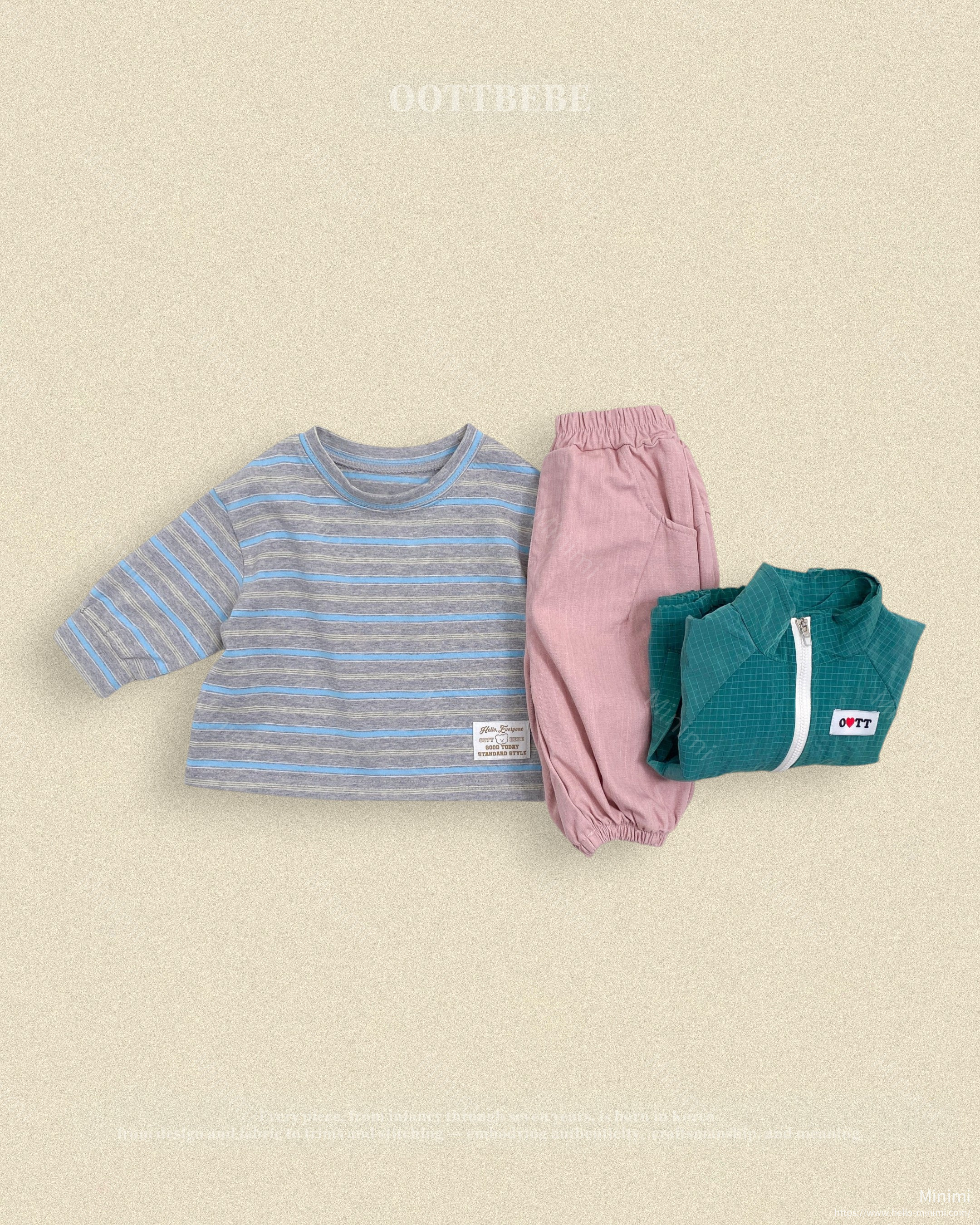 oott bebe Hip Slub Pants 細節圖 12