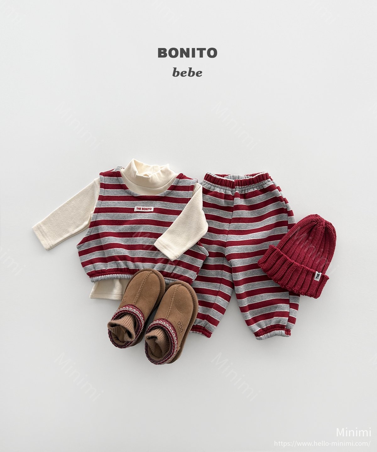 BONITO Stripe Vest Set 細節圖 9