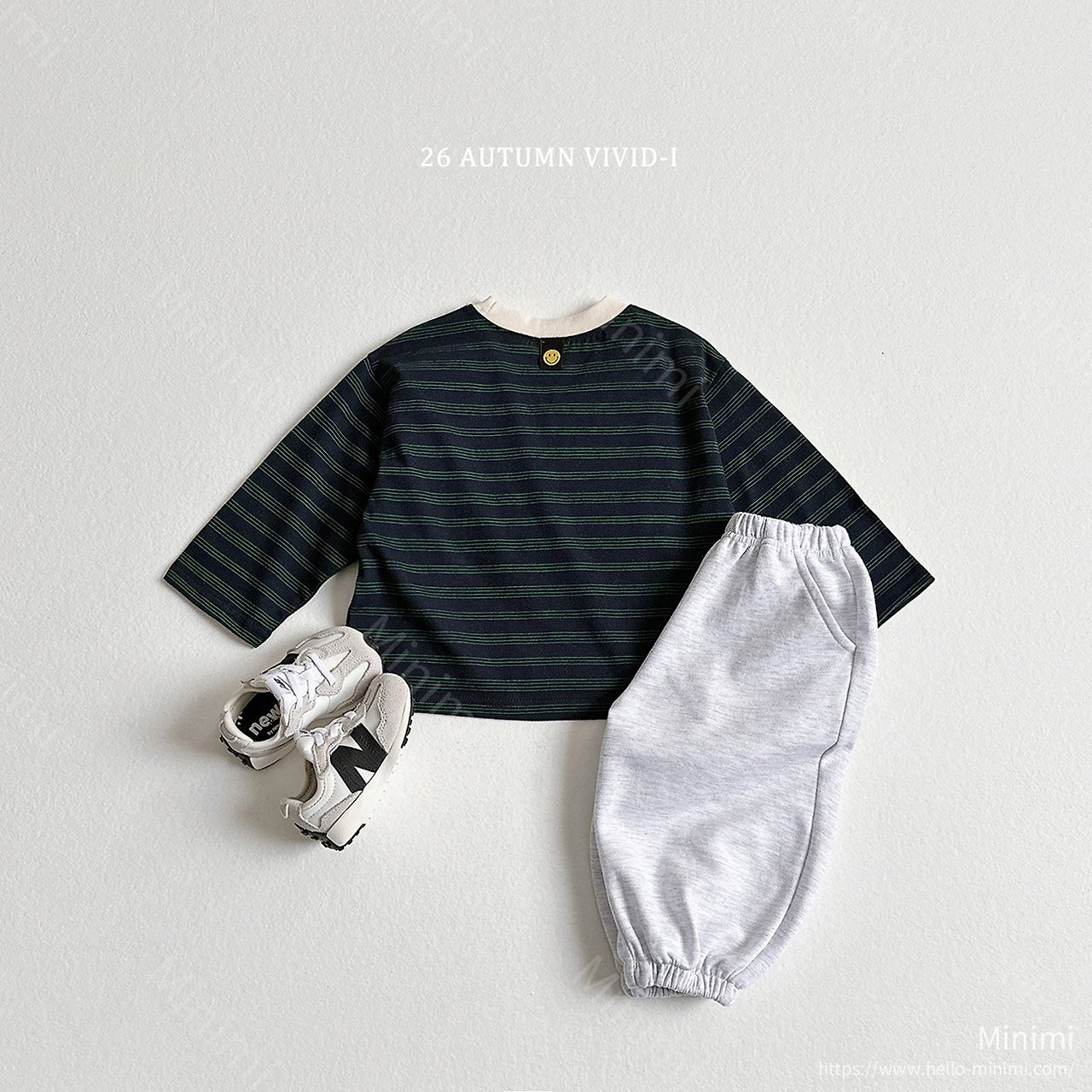 VIVID-I Stripe Smile Label T-shirt 細節圖 16