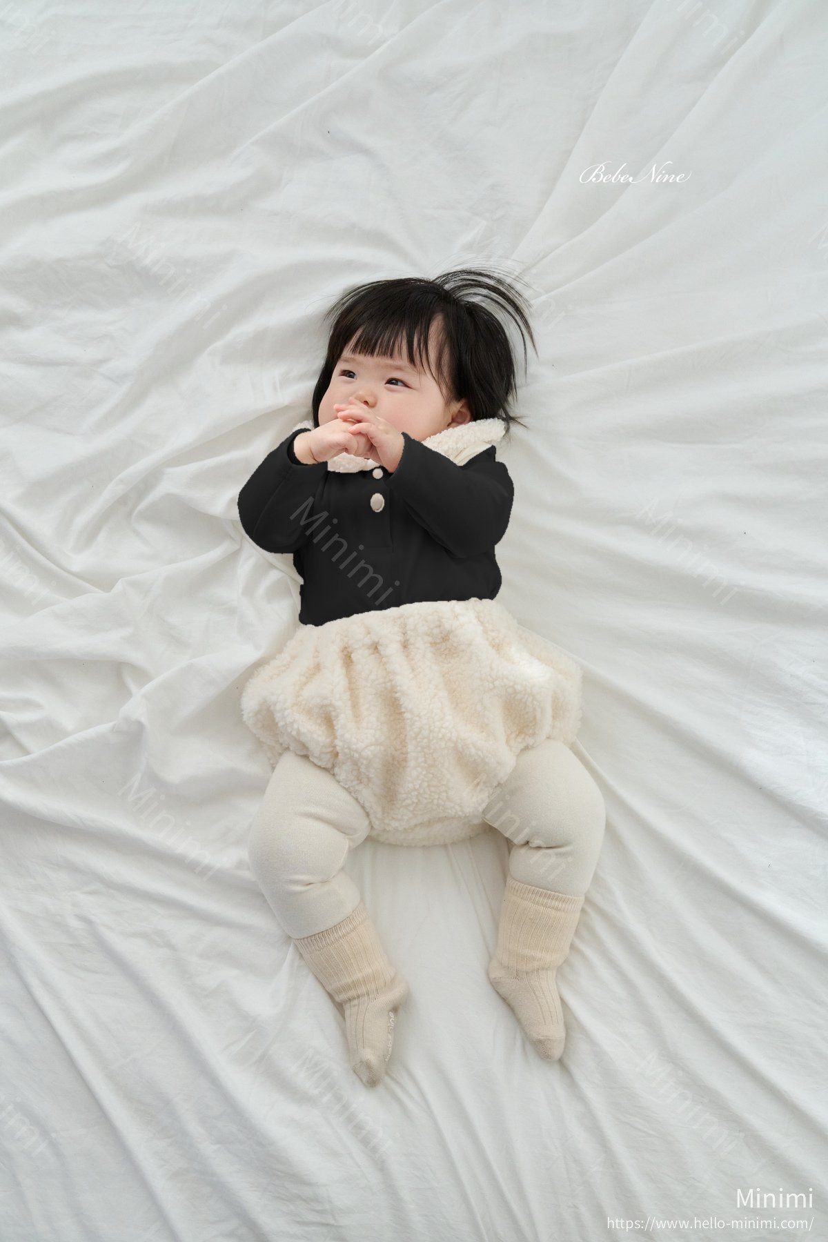 bebe nine Teddy Round-Collar Top 細節圖 14