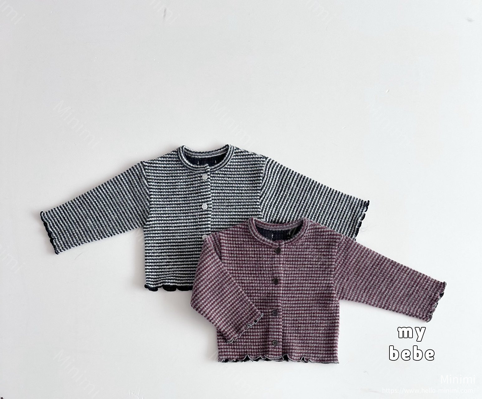 my_bébé Brush Cardigan 細節圖 1