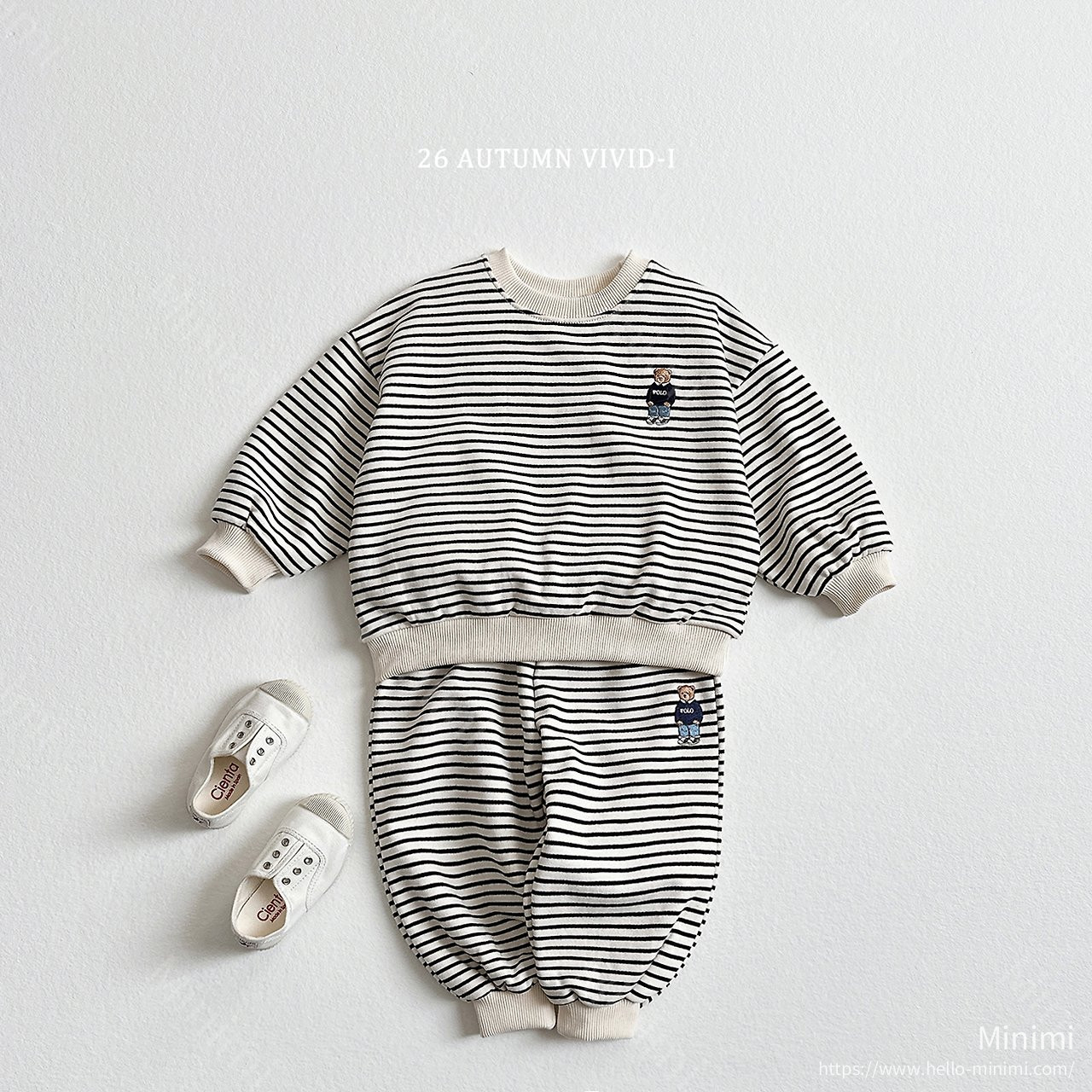 VIVID-I Stripe Bear Embroidery Set 細節圖 3