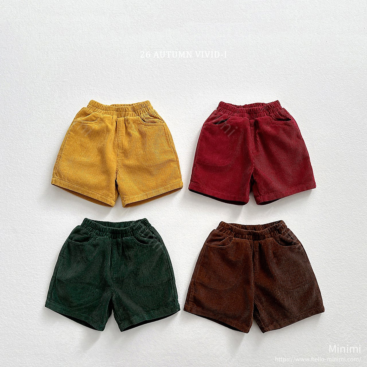 VIVID-I Corduroy Half Pants 細節圖 1